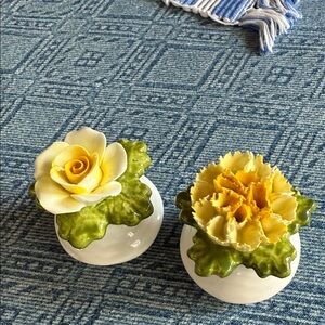 Fine Bone China Salt & Pepper Shakers